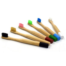 Load image into Gallery viewer, Natural Bamboo Biodegradable Toothbrush with Bamboo Storage Tube - Ekologikal